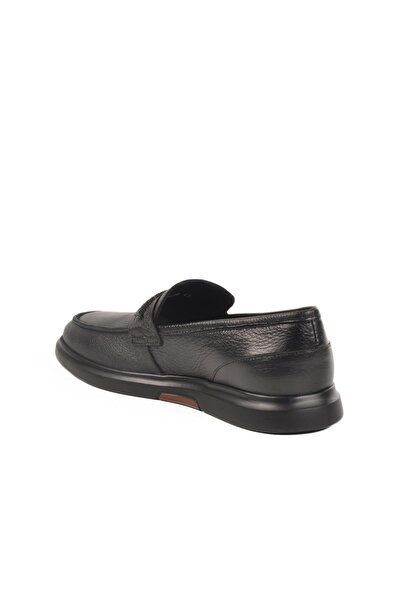 MARCOMEN 152-21139 m Black-Black Genuine Leather Men's Sneaker