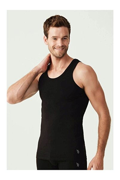 U.S. Polo Assn. Licensed 100% Cotton Men's Undershirt 2-Piece Boxed Package / White