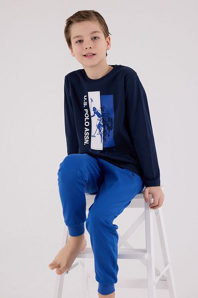 U.S. Polo Assn. U.S. Polo Assn Set de pijamale pentru băiat bleumarin
