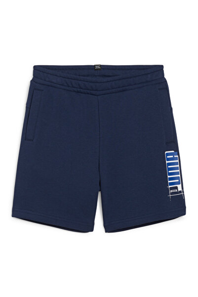 Puma شورت مختبر بشعار ESS+ - لون أزرق داكن