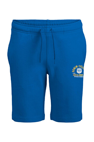 Jack & Jones Junior شورت بجيوب جانبية للصغار - أزرق