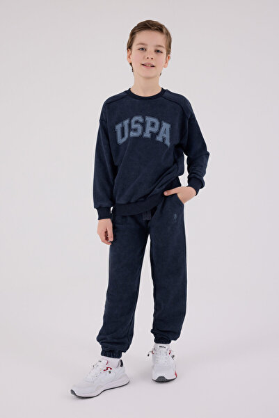 U.S. Polo Assn. U.S. Polo Assn Erkek Çocuk Lacivert Eşofman Takımı