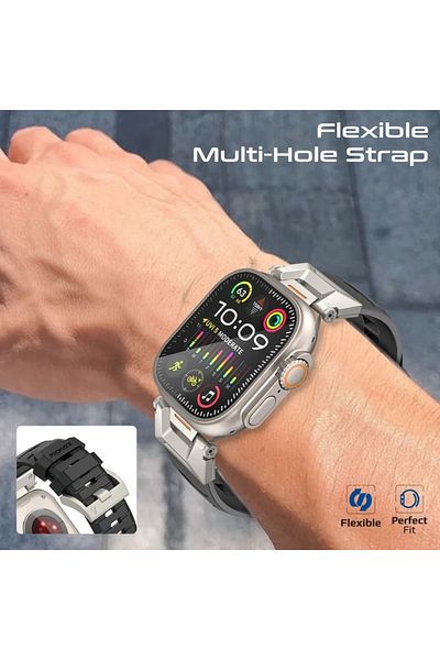 Promate Premium Sports FKM Flouro-Rubber Watch Band