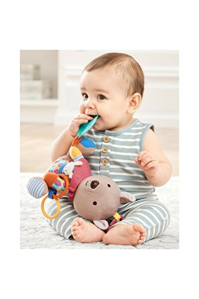 Skip Hop Multifunctional toy, Skip Hop, Kangaroo, Includes teething ring, With rattle elements