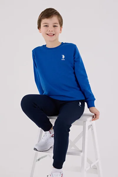 U.S. Polo Assn. U.S. Polo Assn Boys Blue Tracksuit Set