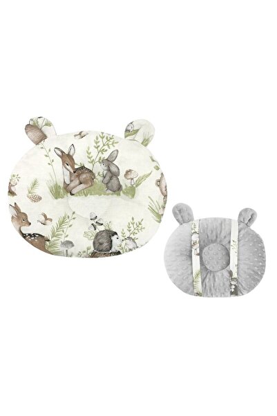 MimiNu Μαξιλάρι μωρού, MimiNu, Αρκουδάκι, Πολυλειτουργικό, Διπλής όψης, Χνουδ...