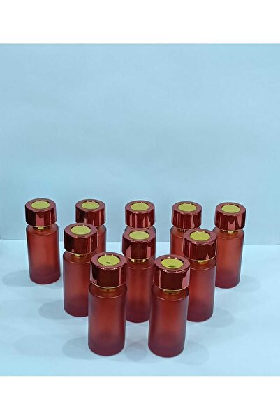 OEM Lüks Kırmızı Doldurulabilir Parfüm Şişesi 50 ml – 10'lu Set
