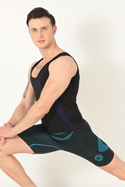 Miorre Erkek Seamless Kapri Sport Pro Tayt