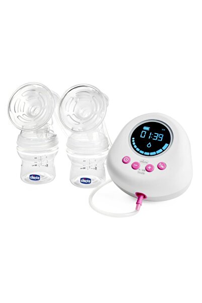 Chicco Baby Pompa dubla de san, Chicco, Electrica, Bifazata, 10 niveluri de pompare