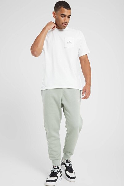 Nike Αθλητικά ρούχα Max90 Pocket Tech Loose Fit Ανδρικό μπλουζάκι Loose Fit Βαμβακερό μπλουζάκι με τσέπες Λευκό