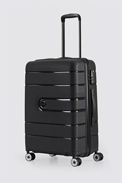 ÇÇS Ultra Hafif Polipropilen Kırılmaz Büyük + Orta Boy 2Li Valiz Seti