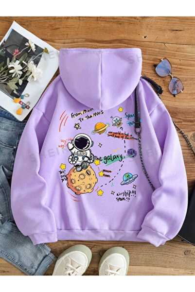 StartMore Purple Unisex Women/Men Galaxy Colorful Custom Printed Cotton Overs...