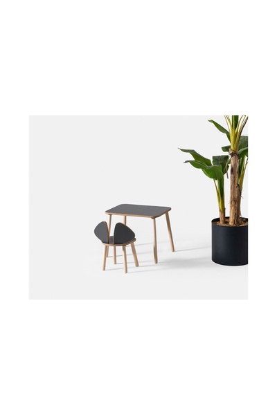 Vivense MİCKEY MASA TAKIMI, 1 SANDALYE, ANTRASİT