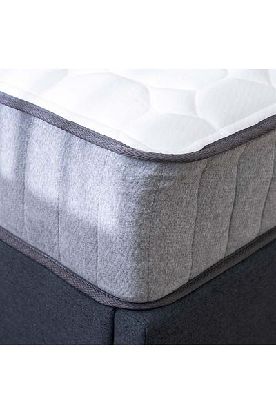 Danube Home Natural Memory Foam with Pocket Spring Mattress 150X200X26 cm|Queen Bed Mattress|Medium Firm Feel