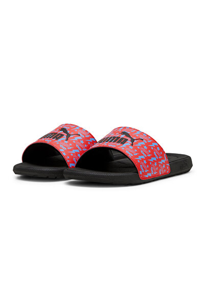 Puma Cool Cat 2.0 Masked Hero Jr BX Slides - Black & Red