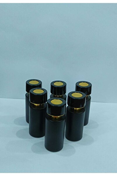 OEM Lüks Siyah Doldurulabilir Parfüm Şişesi 50 ml – 6'lı Set