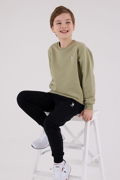 U.S. Polo Assn. U.S. Polo Assn Set de trening verde pentru băiat