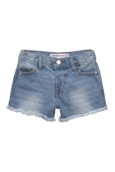 Minoti - شورت جينز أساسي - جينز أزرق فاتح