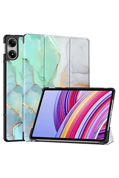 WOW Husă pentru tabletă compatibilă cu Xiaomi Crazy Redmi Pad Pro/Pro 5G/Poco Pad, G47, nanofibră, verde