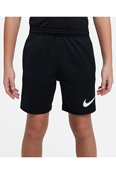 Nike شورت بخصر مطاطي - أسود