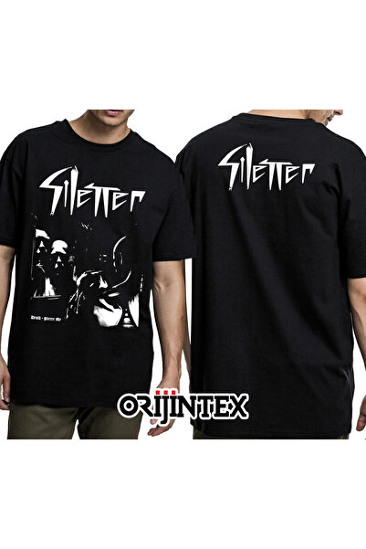 orijintex Silencer I Shall Lead You Shall Follow Front Back Printed Unisex Bl...