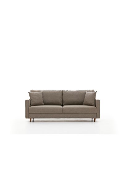 Vivense EVA SERİSİ YATAKLI ÜÇLÜ KOLTUK, KREM