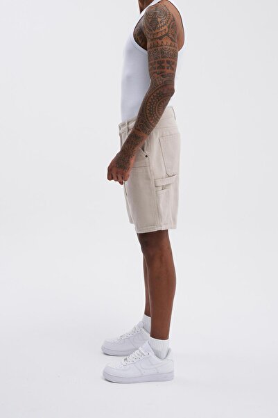 Machinist Ανδρικό κοντό σορτς Oversize Stone