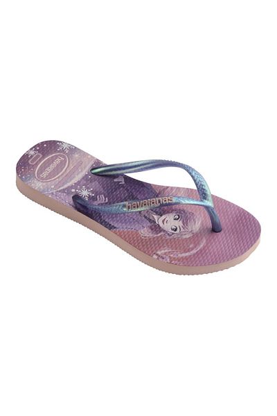Havaianas Kids Slim Frozen Flip Flops - Ballet Rose