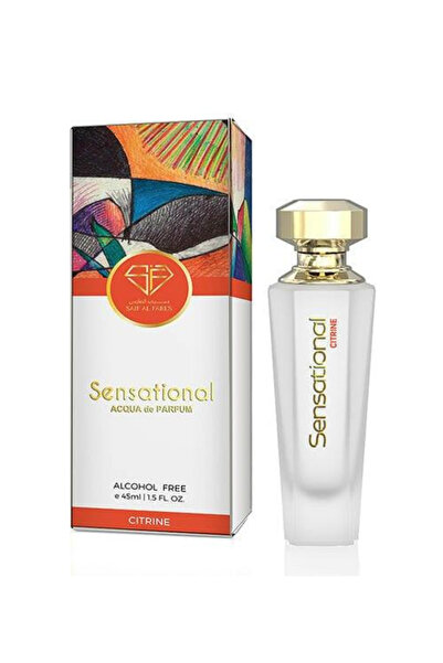SAIF AL FARES Sensational Citrine Perfume for Women (Citrus, Lychee, Candy) 45ML