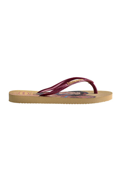 Havaianas Printed Flip Flops - Golden