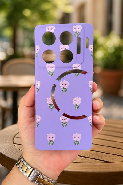 Vip Case حافظة Infinix GT 20 Pro - MINI TULIP من السيليكون الممتص للصدمات، حافظة مطاطية كلاسيكية محمية 277
