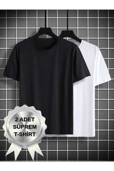 THE WHITE Tricou Basic Daily din 2 piese pentru bărbați
