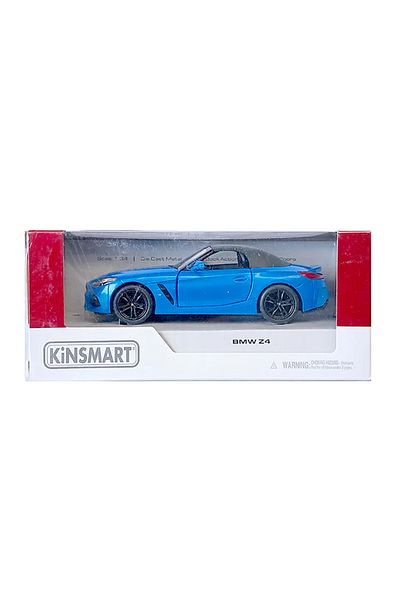 Kinsmart BMW Z4 Blue 1:36 Officially Licensed Die-Cast Metal Model Car