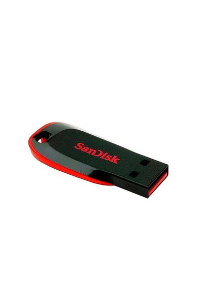 SanDisk Stick de Memorie 16GB, USB 2.0, V19, Policarbonat, Black/Red