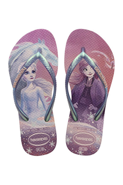 Havaianas Kids Slim Frozen Flip Flops - Ballet Rose