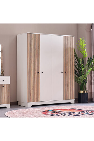 Home Box Polo 4-Door Wardrobe