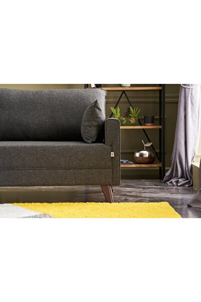 Vivense BELLA SOFT ÜÇLÜ KOLTUK, ANTRASİT