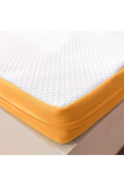 Danube Home Houston Tri Fold Mattress 180X90X6 cm- Organic Fabric | Single Bed Mattress | Medium Firm Feel