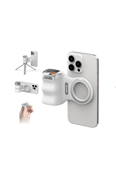 TELESIN P1-MP-10 DSLR Style Magnetic Phone Camera Grip with Detachable Wireless Shutter