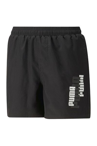 Puma Logo Lab Woven Shorts - Black