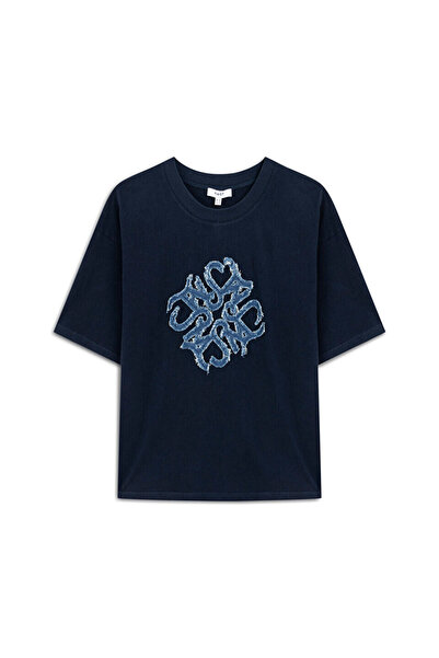 Twist DENİM APLİKELİ T-SHIRT
