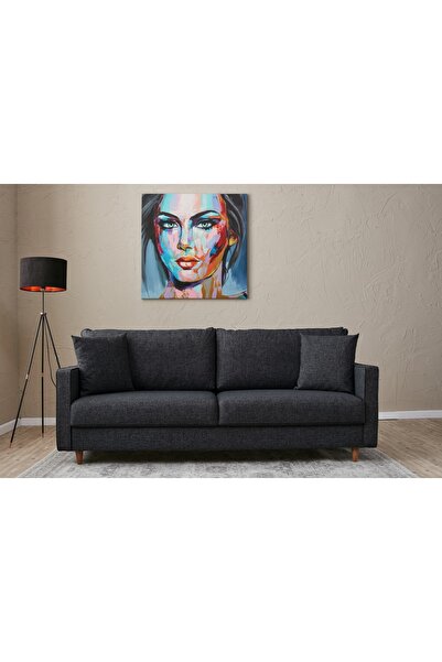 Vivense EVA SERİSİ ÜÇLÜ KOLTUK, ANTRASİT