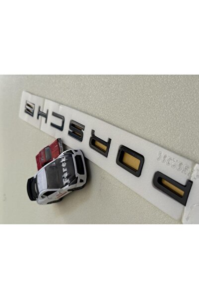 EDEXPORT حروف لحافلة السيارة من نوع بورش بيانو باللون الأسود مع فراغات 3M ثلا...