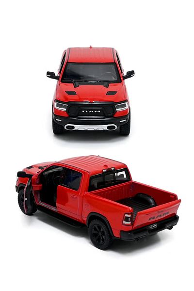 Kinsmart 2019 Ram 1500 Red 1:36 Officially Licensed Die-Cast Metal Model Car