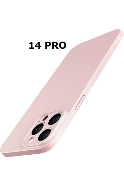 HyperAge iPhone 14 PRO Kılıf Ultra Ince Mat Yüzeyli Elden Kaymaz Kamera Korum...