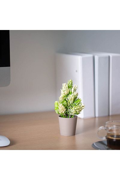 CLICK Decor Plante Artificiale Ghiveci cu Flori 12 X 18 Cm 4 Tipuri