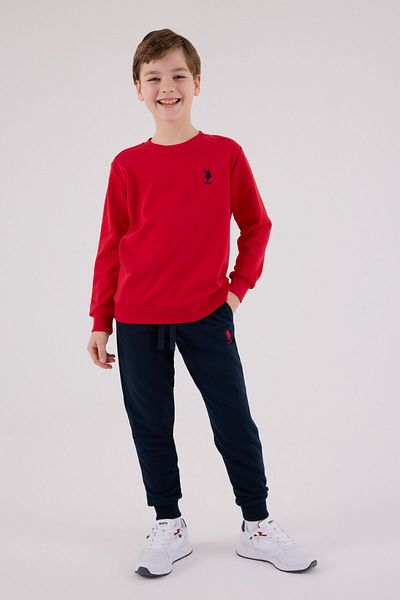 U.S. Polo Assn. U.S. Polo Assn Boys Red Tracksuit Set