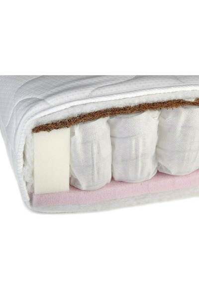 YappyKids Saltea, Pentru pat junior, 200x90x12 cm, Din spuma Hr si cocos