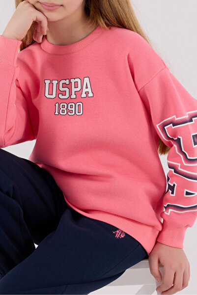 U.S. Polo Assn. U.S. Polo Assn Kız Çocuk Pembe Eşofman Takımı