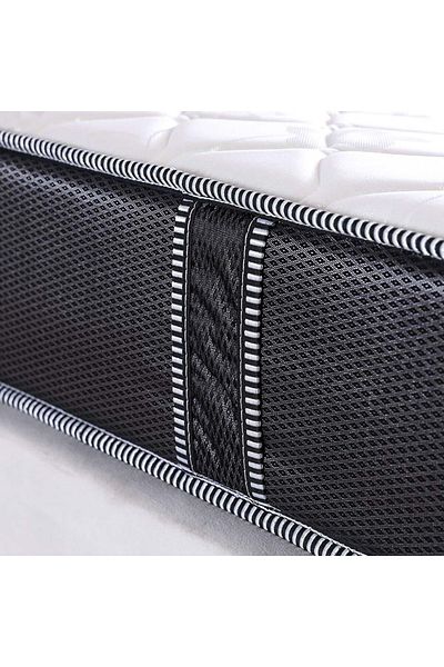 Danube Home iSleep Bonnel Spring Mattress with 2 Pillow Free 160x200 x22cm |Queen Bed Mattress|Medium Firm Feel